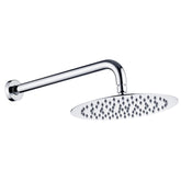 RIO Wall Arm Shower Set, Chrome,Brushed Nickel.Gun Metal,Matte Black,Urban Brass with / without Matte Black Head